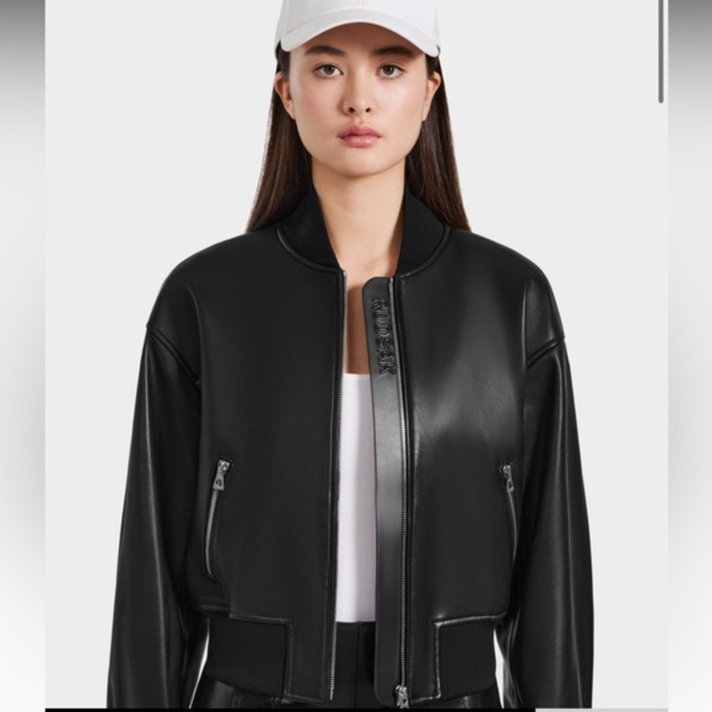 NEW RUDSAK EMERSON WOMEN'S LEATHER BOMBER JACKET